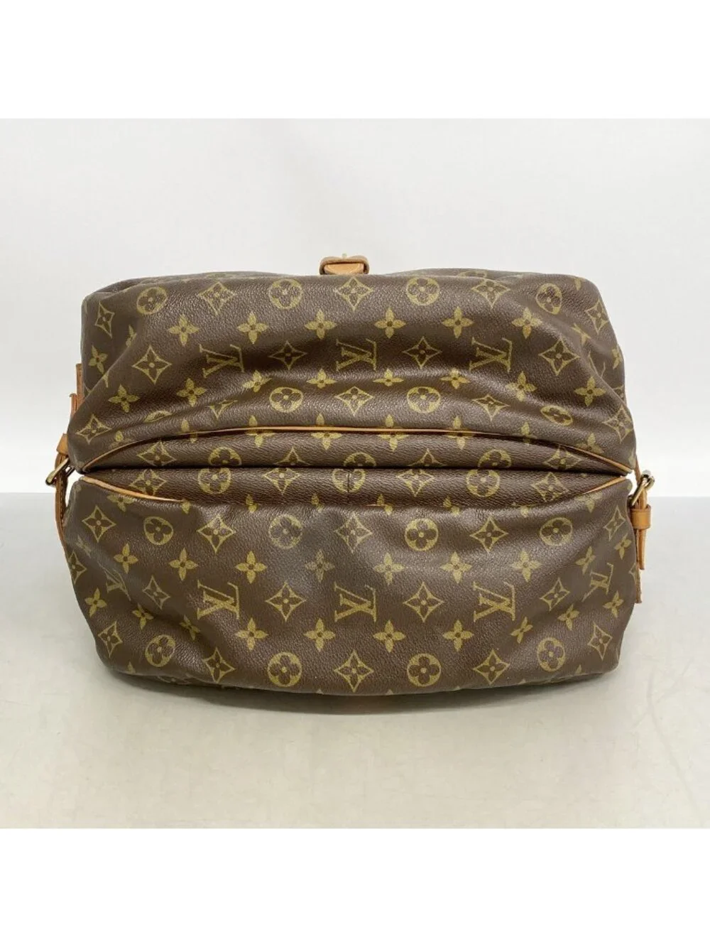 Louis Vuitton Shoulder Bag Monogram Saumur 35 Brown